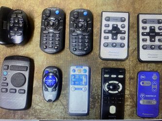 10 Car Stereo Remote Controls Pioneer Kenwood Sony Jvc Alpine Panasonic 