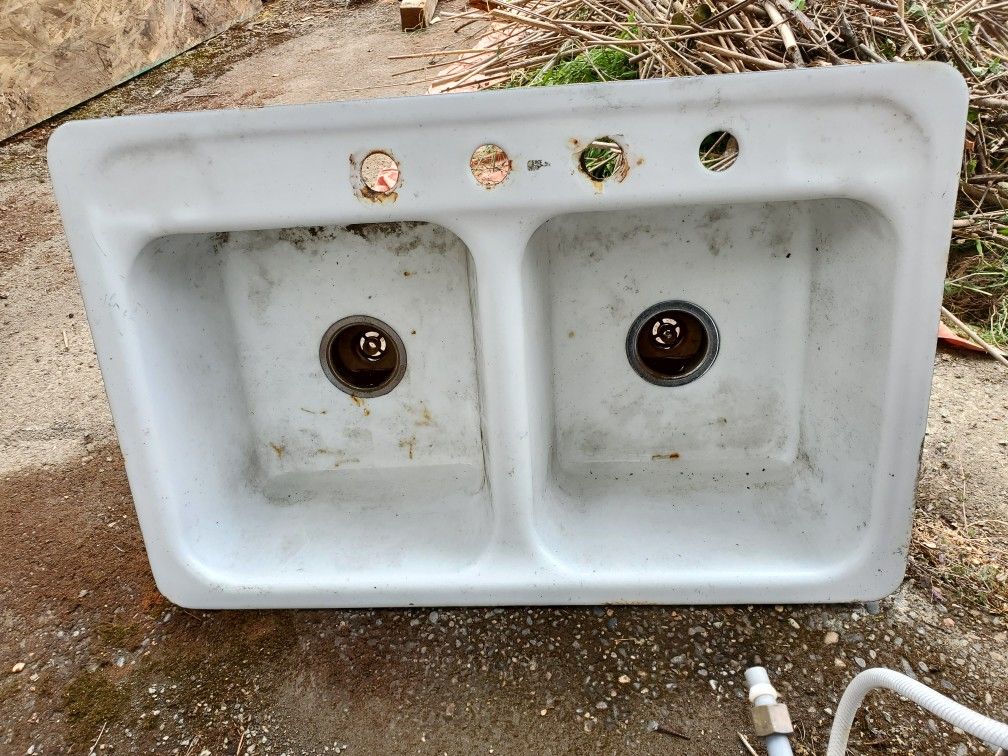 Vintage Cast Iron Sink