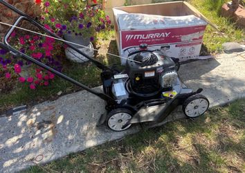 20 in. 125 cc Briggs & Stratton Walk Behind Gas Push Lawn Mower with 4 Wheel Height Adjustment and Prime 'N Pull Start