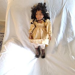 Marie Osmand Porcelain African American Doll 
