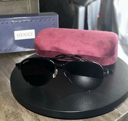 G  Aviator Sunglasses with Case