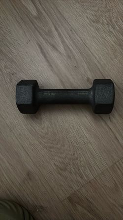 5 lb Black Hex Dumbbell