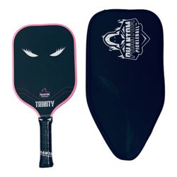 Phantom LADY TRINITY 14MM T700 Raw Carbon Fiber Thermoformed Pro Pickleball Paddle