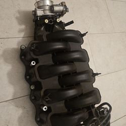 Gt350 Manifold With Gt350 Throttle Body