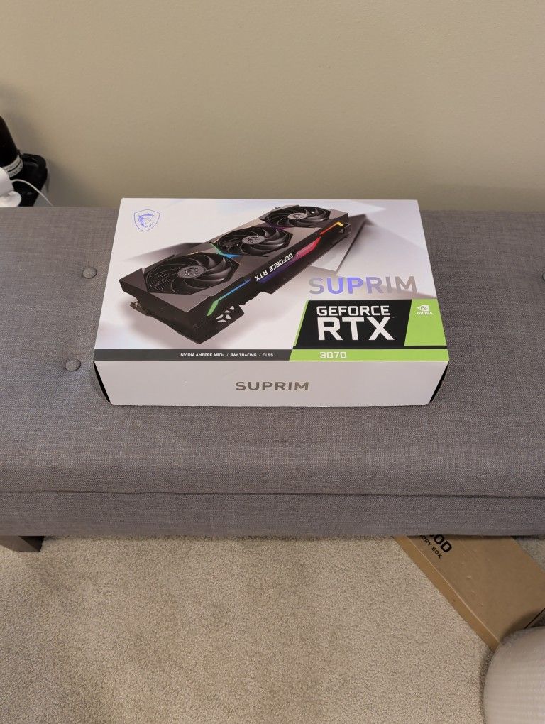 MSI RTX 3070 Suprim X Graphics Card