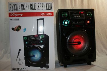 Bluetooth speaker SD card,slot USB port,FM radio,microphone included for karaoke(bosina)