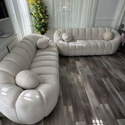 Tiana 93.5'' Upholstered Sofas Set 2 Piece 