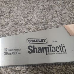 Brand New Stanley Contractor Grade Sharp Tooth Saw 