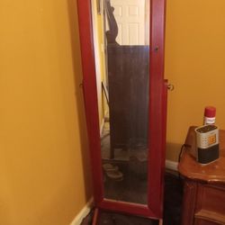 Vintage Mirror That Opens Up Into A Jewelry Box