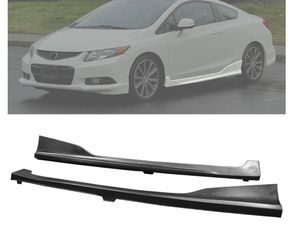 2012-2015 Honda Civic Coupe HF-P Style Side Skirts Rocker Pannel PU