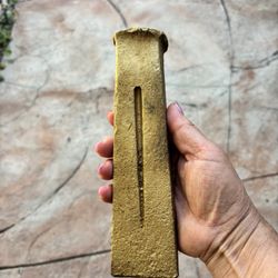 4lb railroad spike sprayed gold