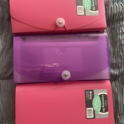 Three 13 Pocket Junior Expanding File