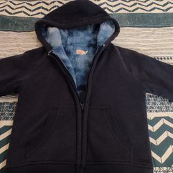 Little Boys Sherpa Lined Jacket Size 6/7 $15 Great Condition 