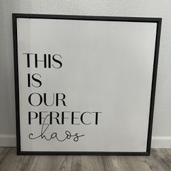 This Is Our Perfect Chaos Canvas