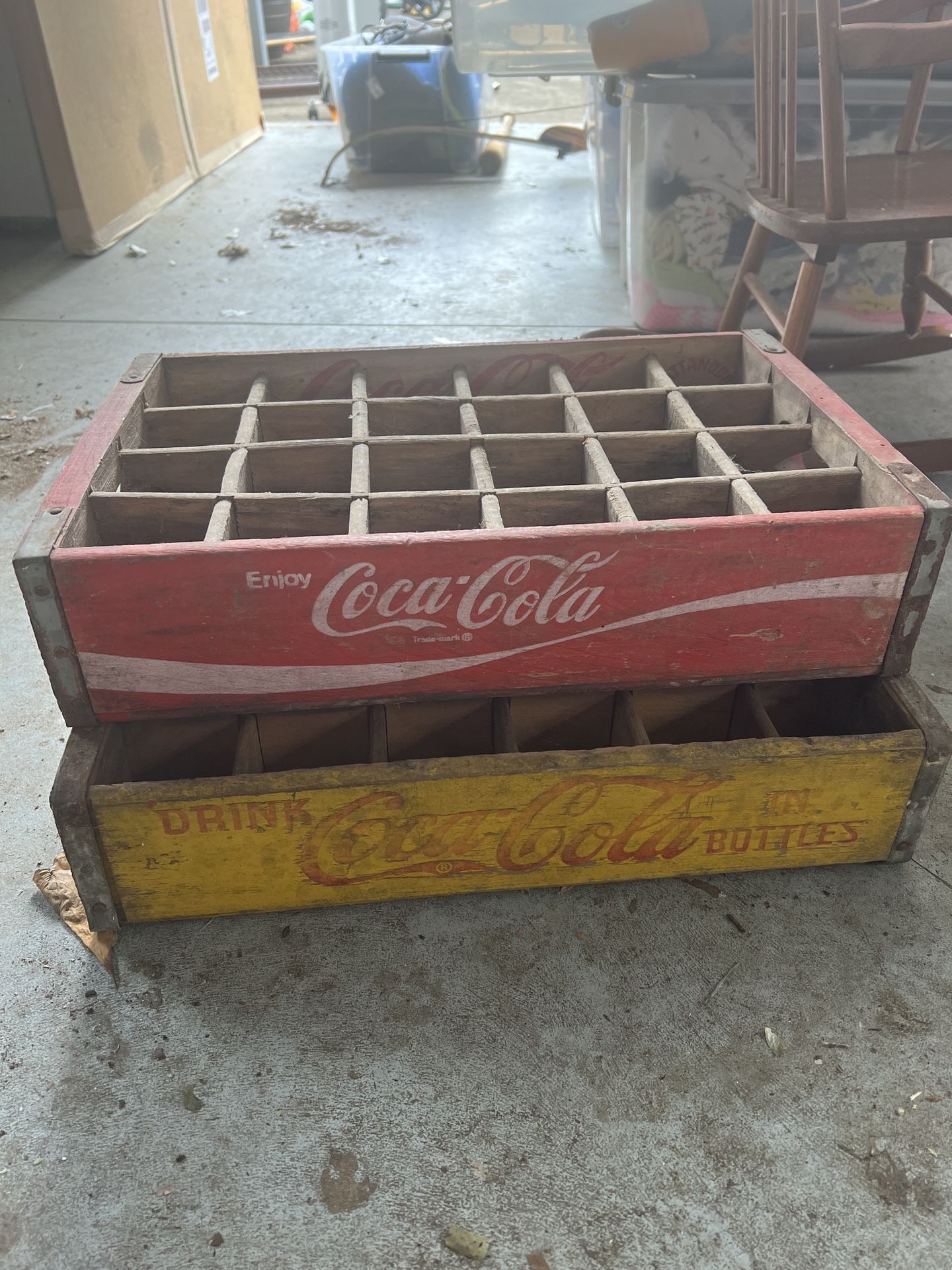 Antique Coke bottle Carrier