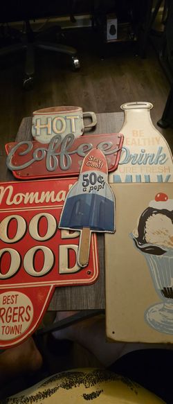 Vintage wall signs