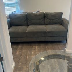 Pretty  Blue / Gray Couch 