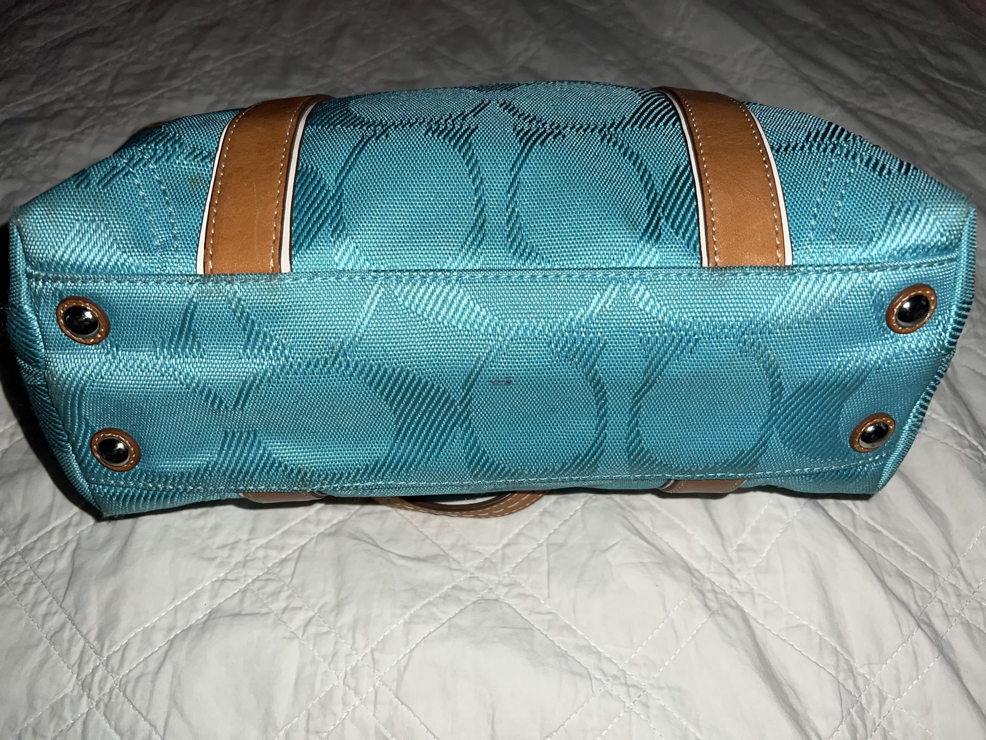 Coach Large Turquoise Tote bag