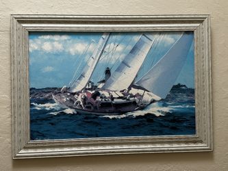 CLEARANCE!!! Vintage Nautical Sailing Wall Art