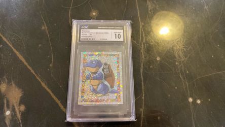 Blastoise Merlin Holo sticker CGC 10