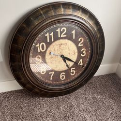 Antique Wall Clock For Sale