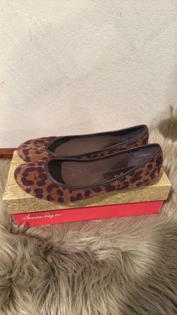 American Rag Women’s Leopard Print Cellia 6 Ballet Flats