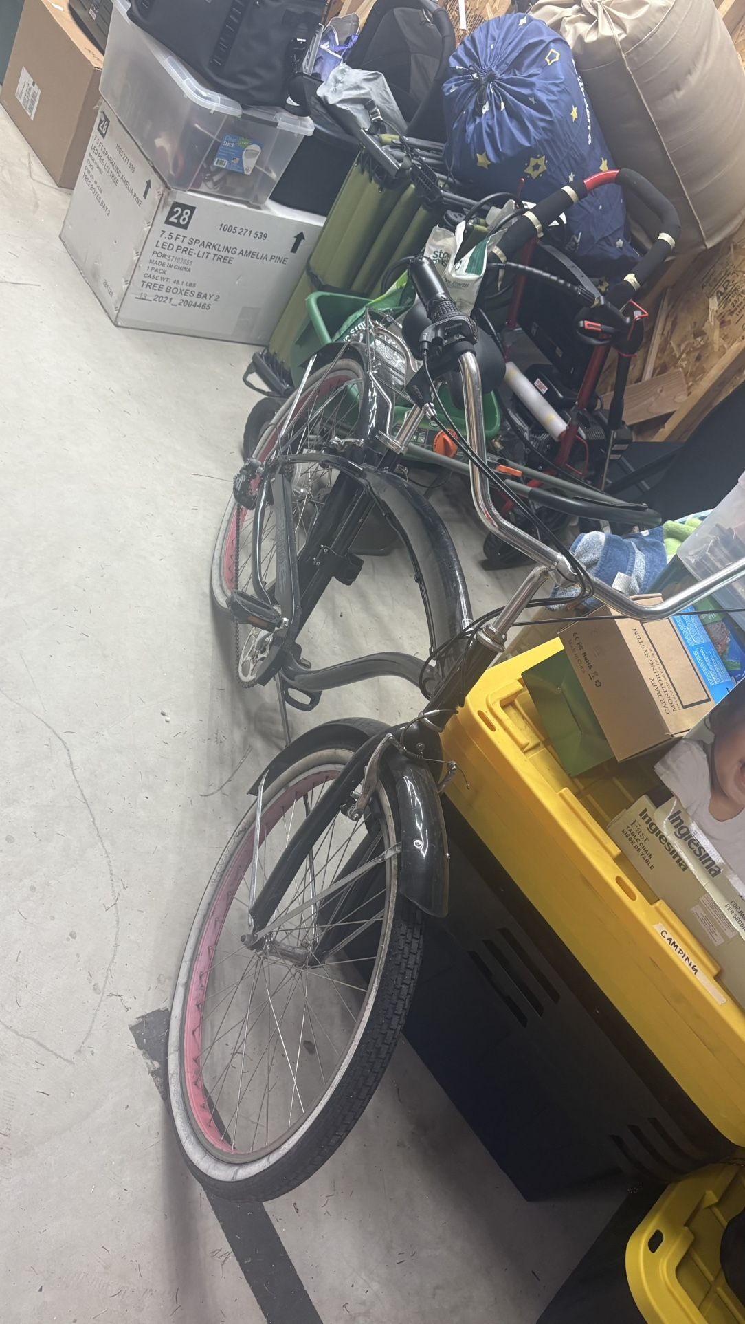 Beach Cruiser Black Bike