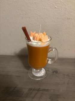 Pumpkin spice scented candles