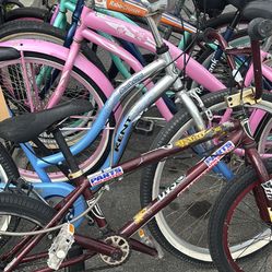 B-Cruisers & 2 BMX FROM $60 up To $130 Ask For Price