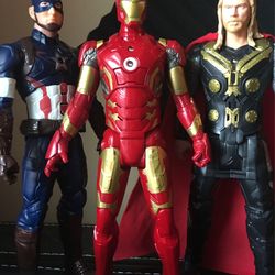 THOR CAPTAIN AMERICA IRON MAN 