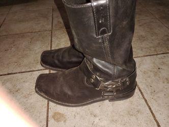 Silver Eagle Harley Davidson Boots 
