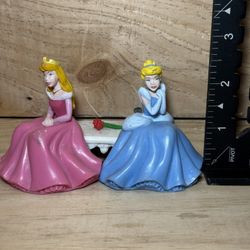 Disney Princess Cake Topper Decopac Cinderella Sleeping Beauty Aurora figure