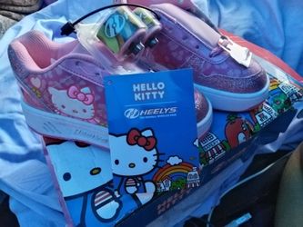 New, With tags! Hello Kitty HEELEYS SZ 13