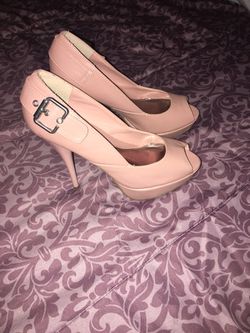 Light pink heels