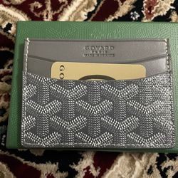Goyard men’s wallet black and grey 