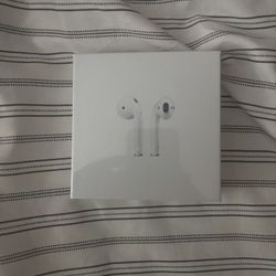 White Generation 2 AirPods