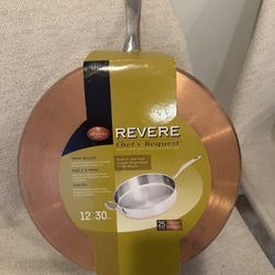 Revere Fry Pan Big And Heavy 