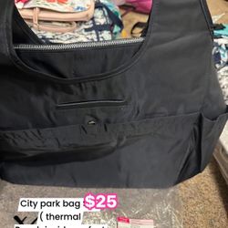 New Thirty-one City Park Tote Bag With A Thermal Pouch 