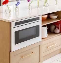 Café 24” Built-In Microwave Drawer, Counter Depth - Stainless Steel Interior - Brand New Sealed in Box