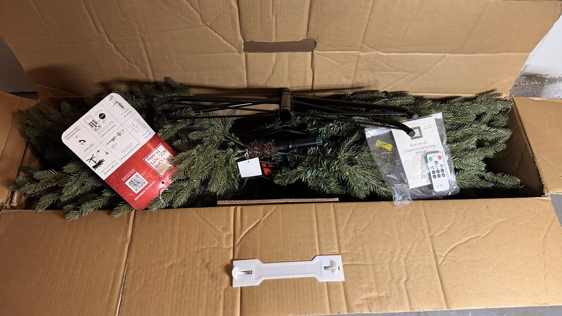 7.5 Ft Jackson Noble Fir Slim LED Pre-Lit Tree