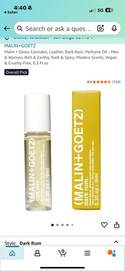 Malin + Goetz Dark Rum 9ml