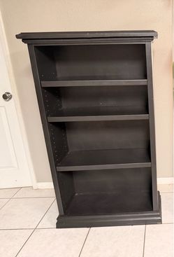 Black bookcase