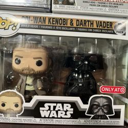 Star Wars Funko Pop Obi Wan And Darth Vader