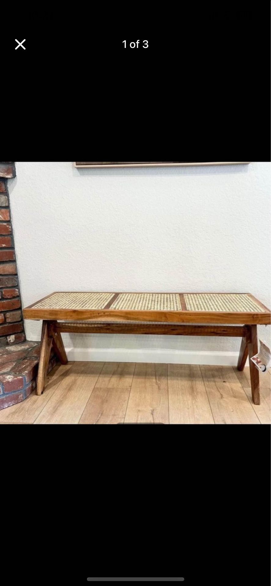 Great Conditions Cane Bench