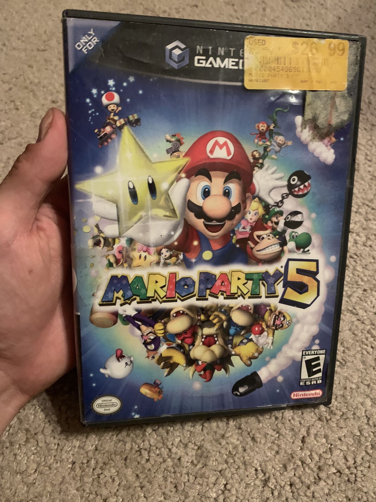 Mario Party 5 Gamecube Game & Case