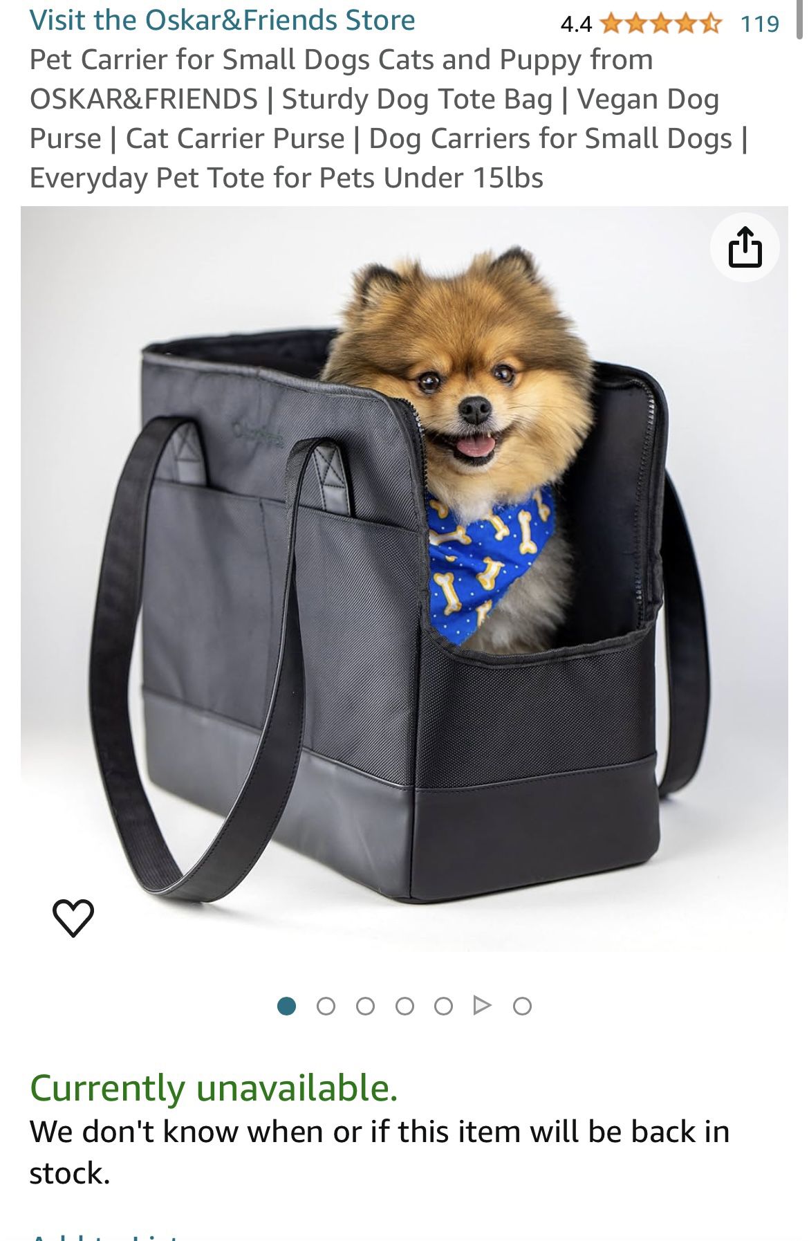 OSKAR&FRIENDS | Sturdy Dog Tote Bag 
