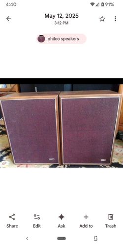 Philco Speakers 
