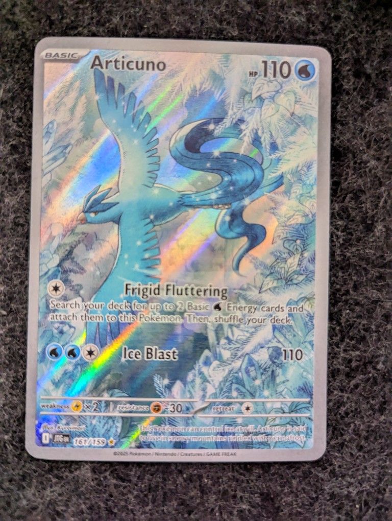 Articuno Illustration Rare Pokemon Card