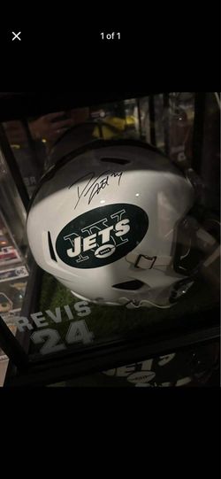 Darrelle Revis signed full size helmet