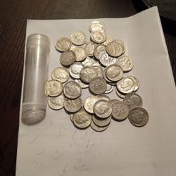 50 Silver Roosevelt Dime 
